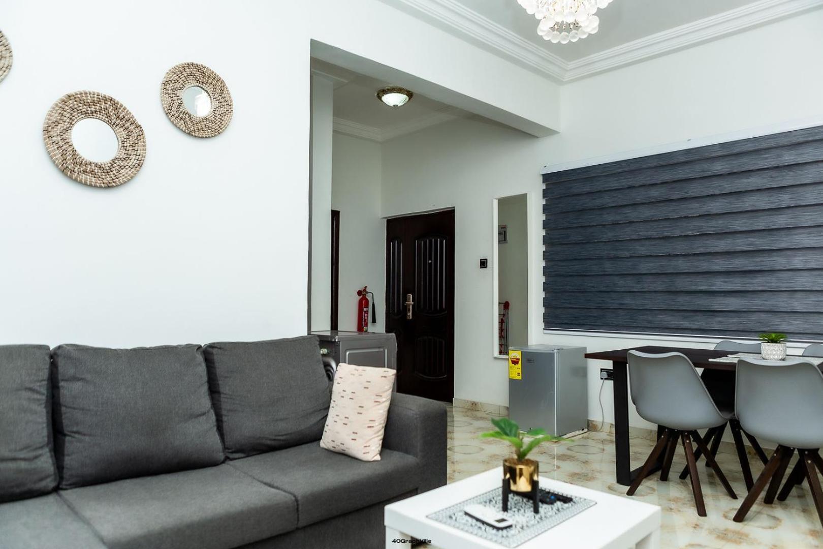 Stylish East Legon Apartment - Ac, Wi-Fi, Netflix 아크라 외부 사진