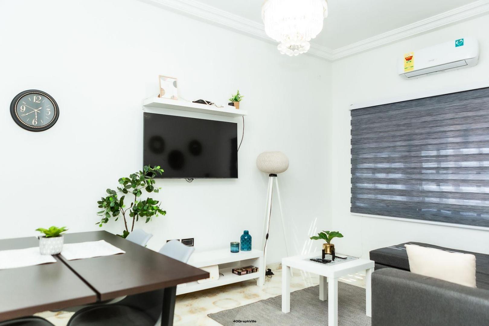 Stylish East Legon Apartment - Ac, Wi-Fi, Netflix 아크라 외부 사진