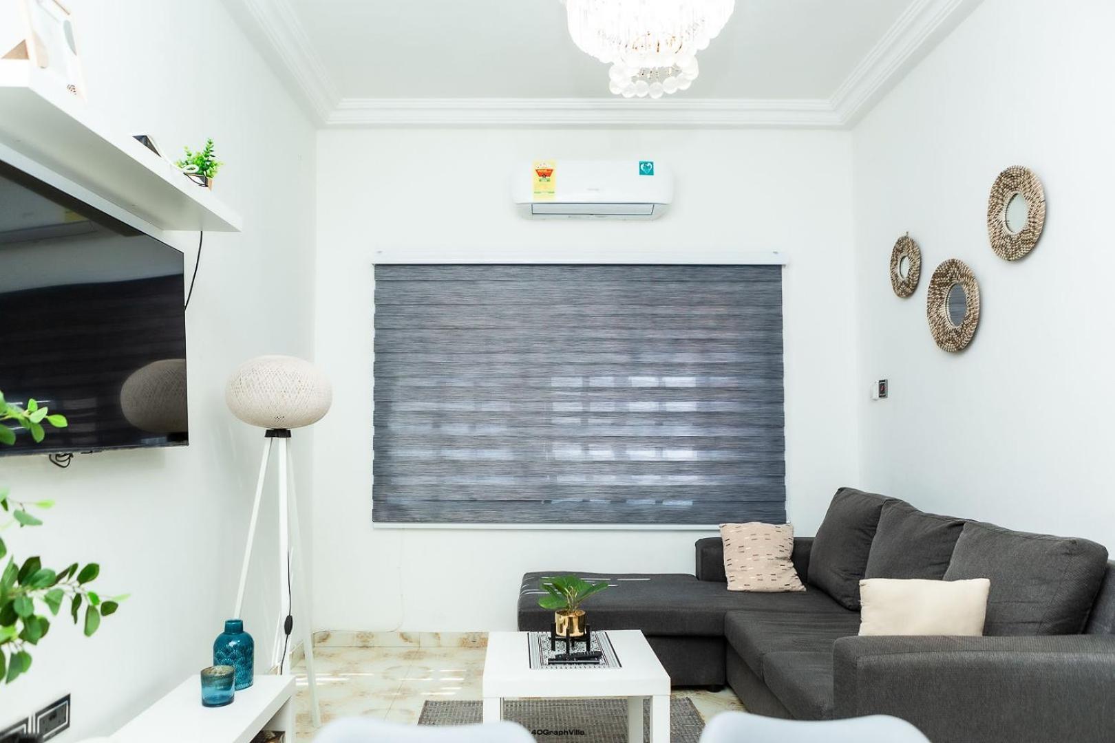Stylish East Legon Apartment - Ac, Wi-Fi, Netflix 아크라 외부 사진