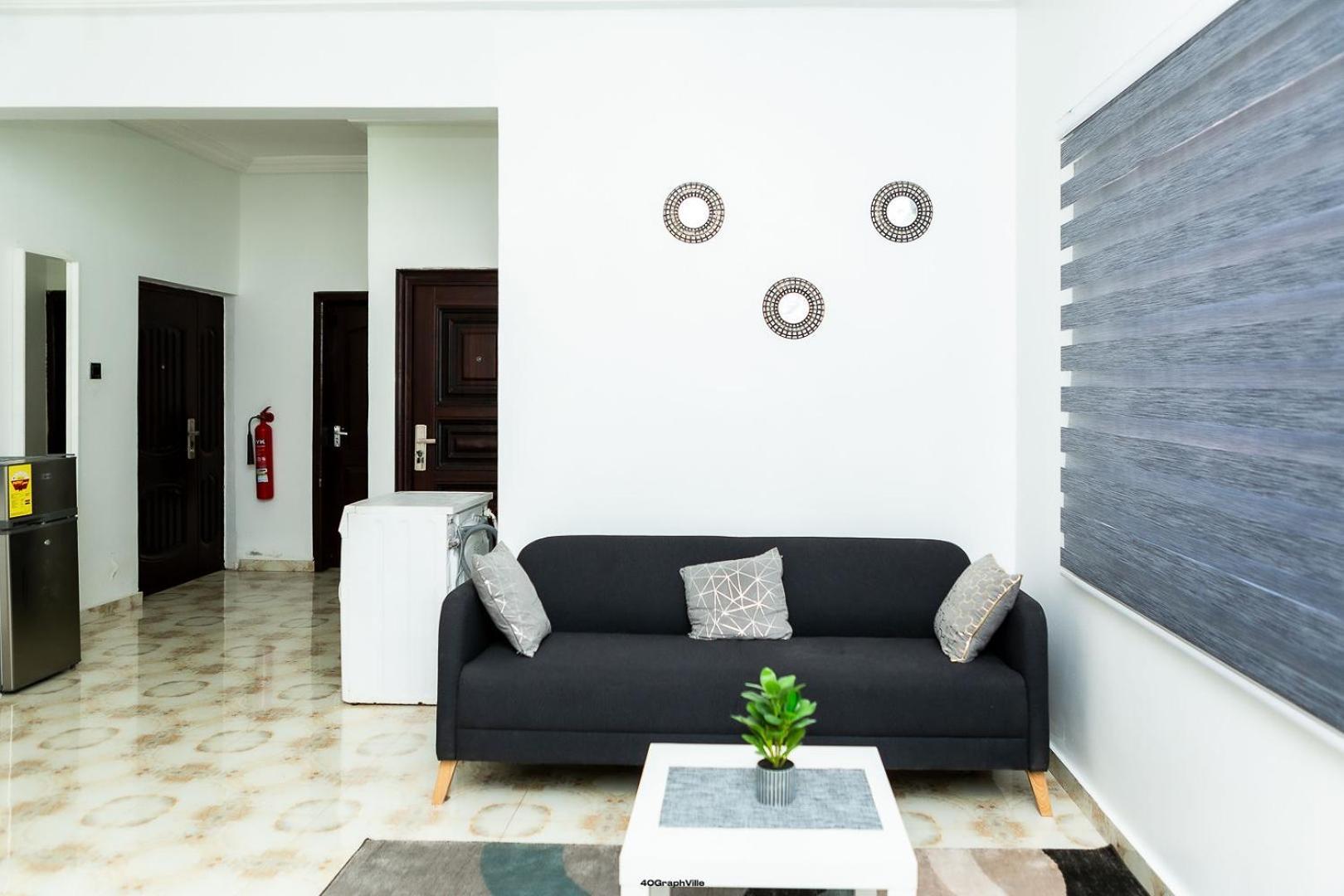 Stylish East Legon Apartment - Ac, Wi-Fi, Netflix 아크라 외부 사진